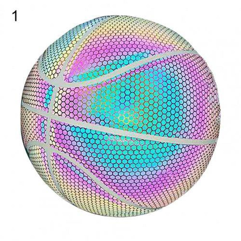 Holographic Glowing Basketball