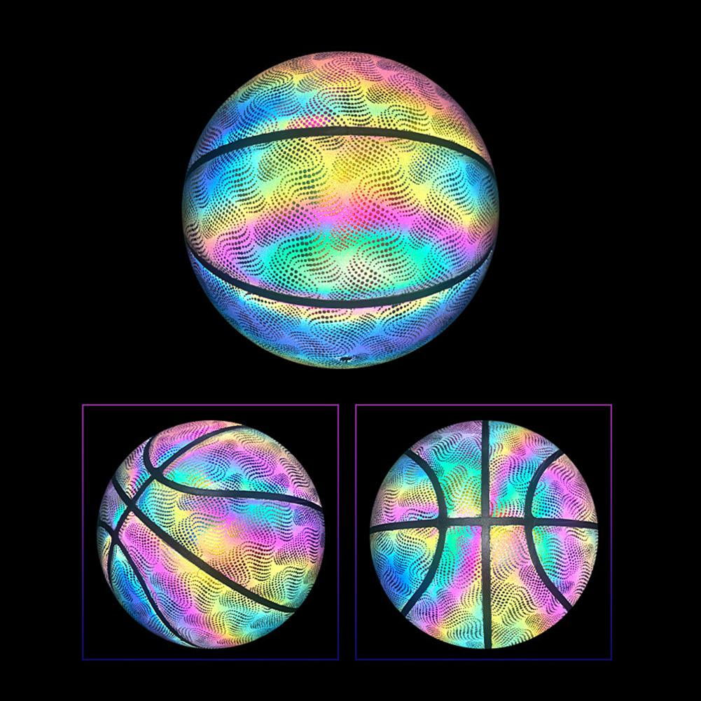 Holographic Glowing Basketball
