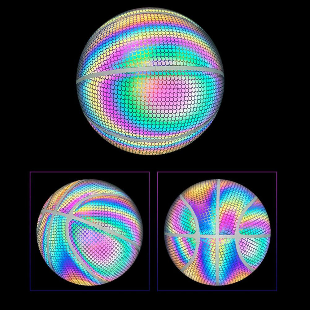 Holographic Glowing Basketball