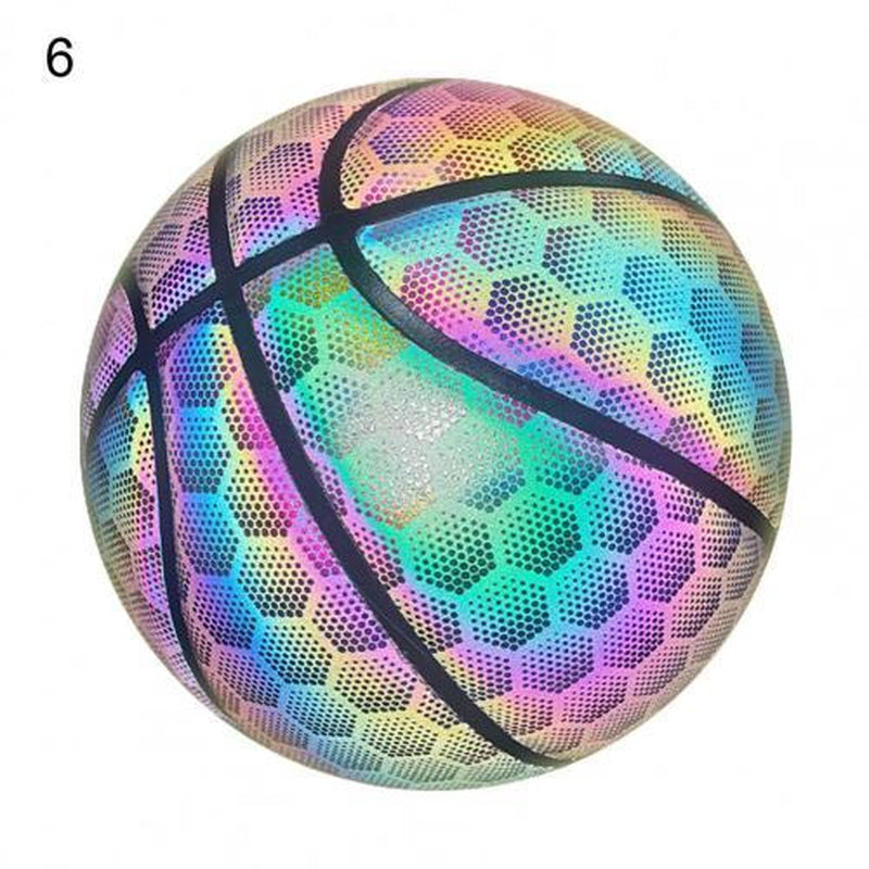 Holographic Glowing Basketball