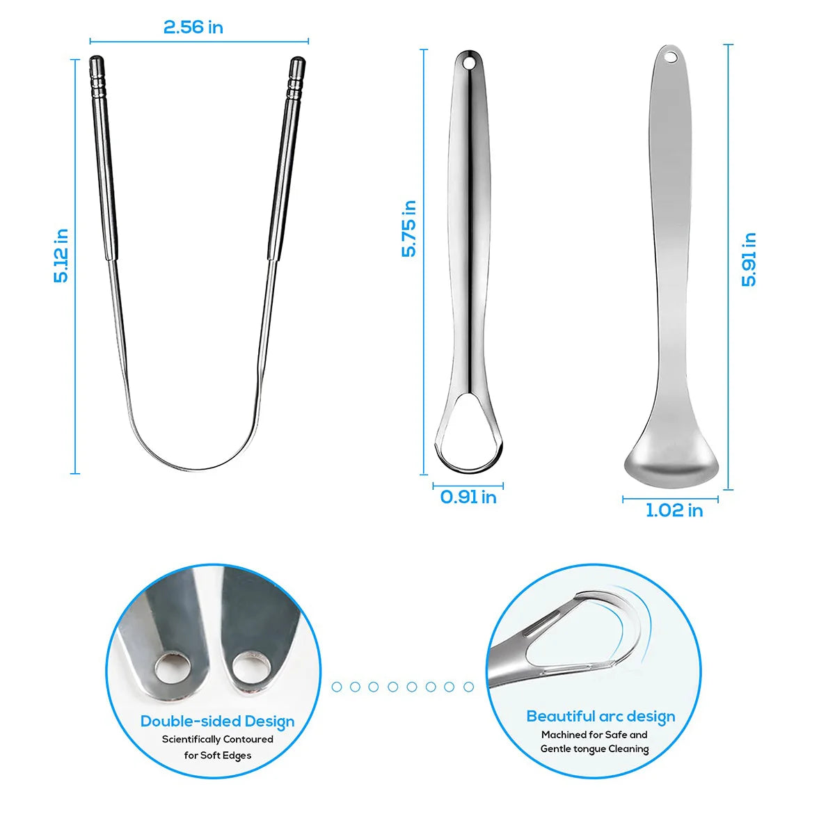 Metal Tongue Scraper