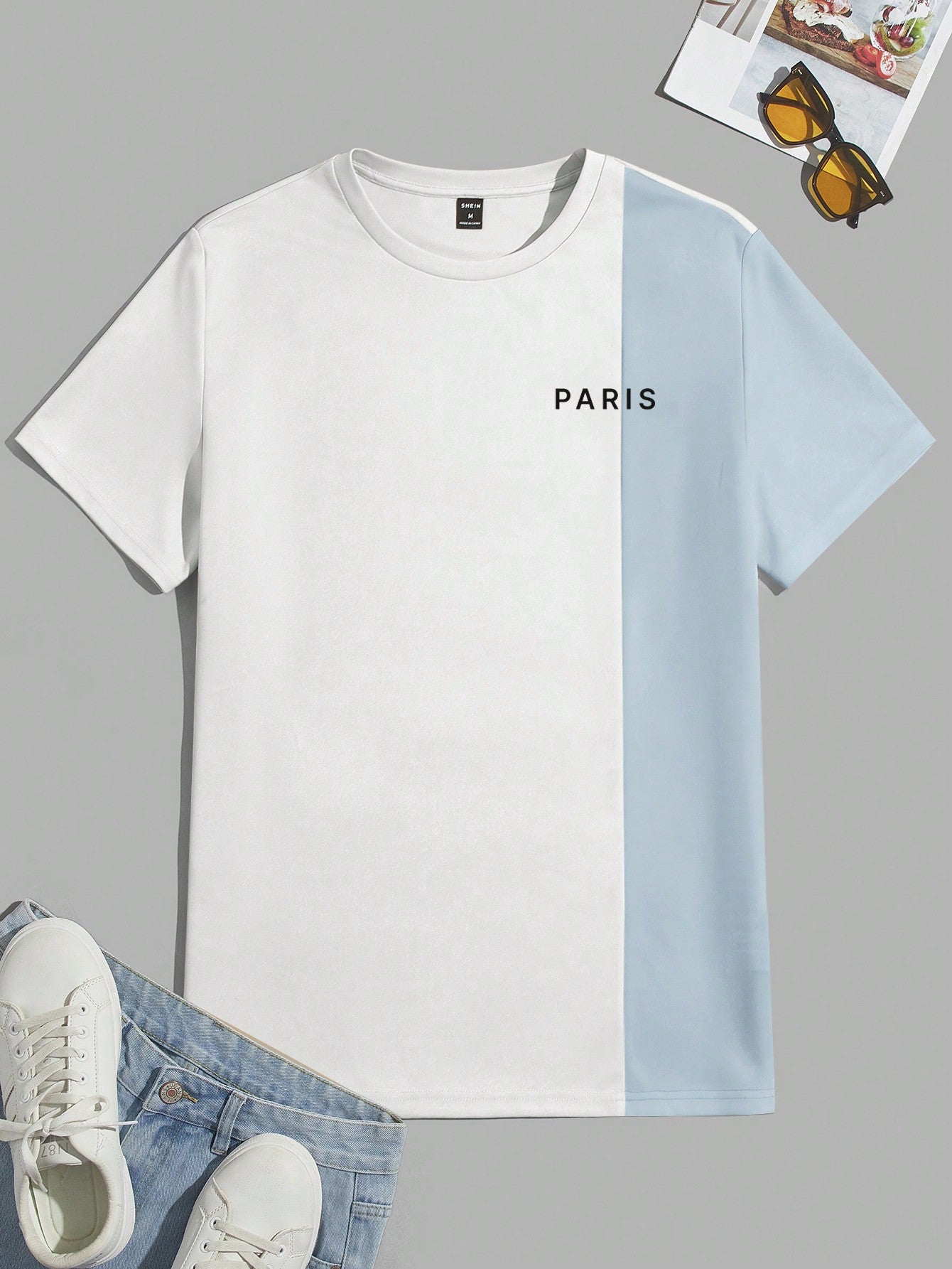 PARIS Two Tone Tee