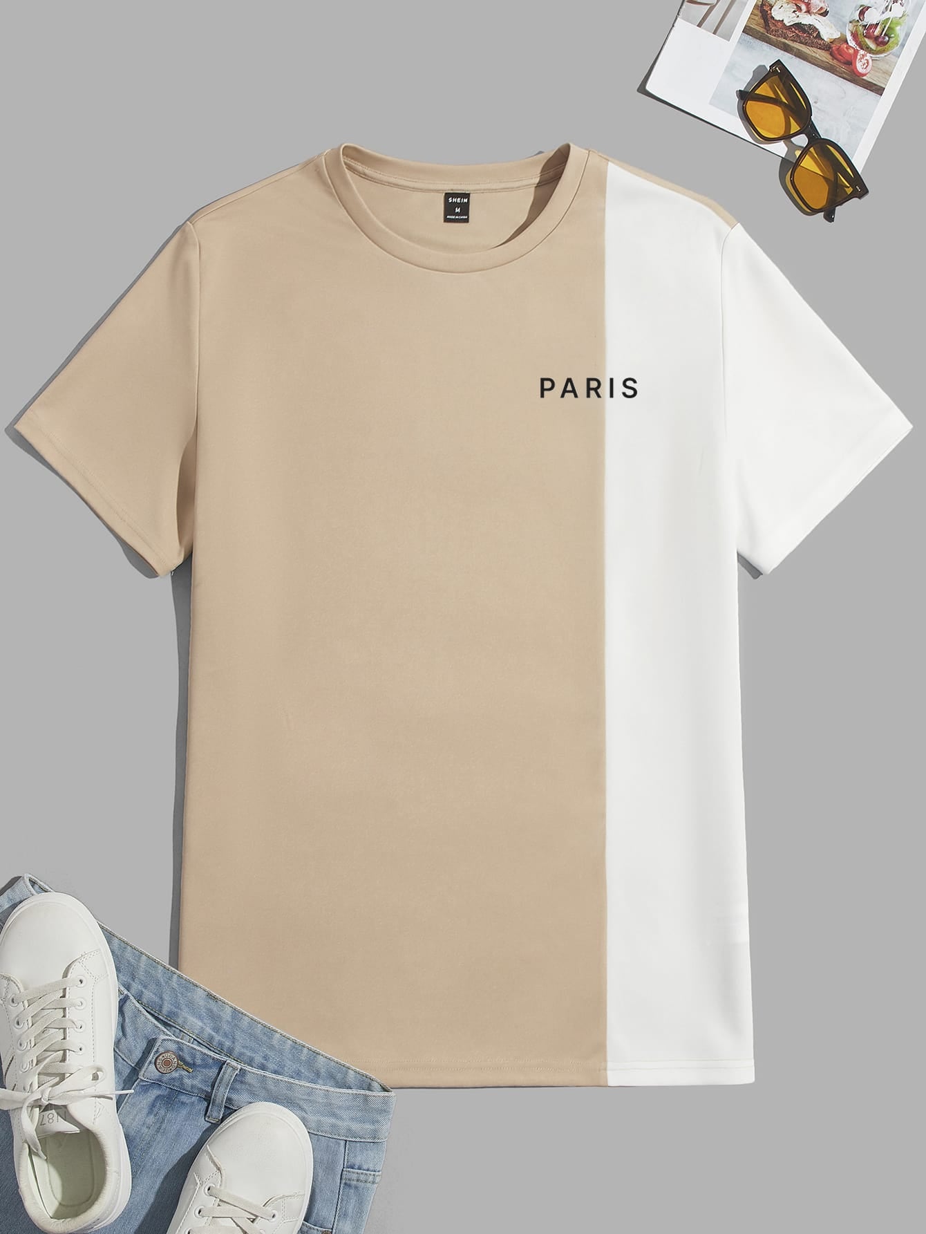 PARIS Two Tone Tee