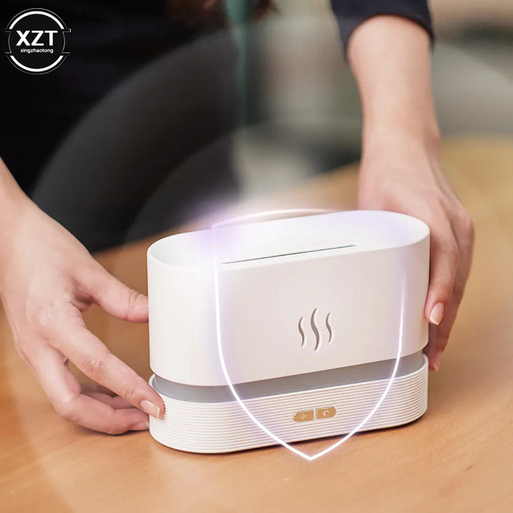 LED Ultrasonic Flame Humidifier