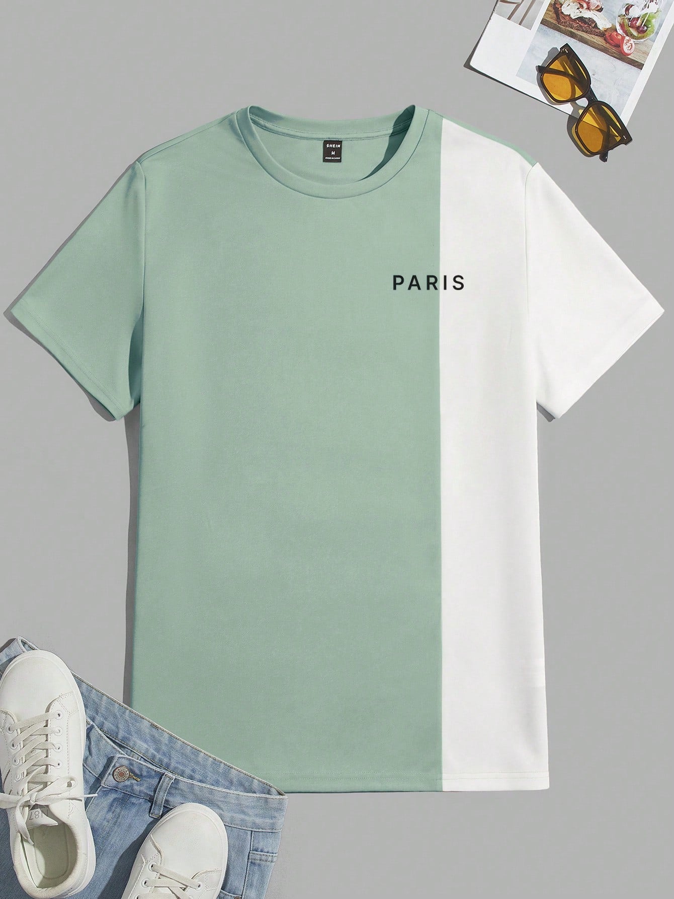 PARIS Two Tone Tee