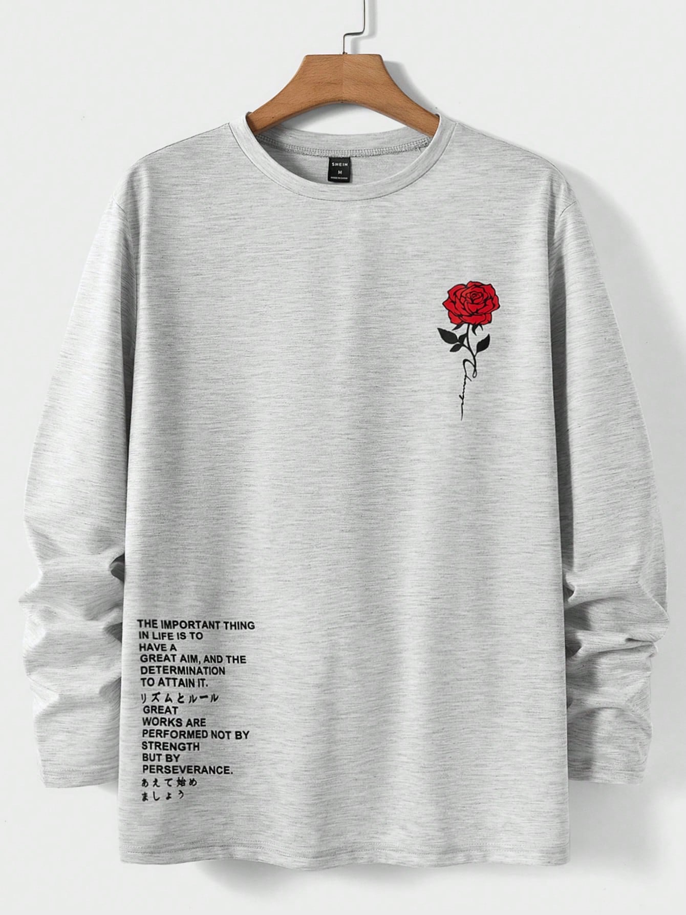 Red Rose Sweatshirt