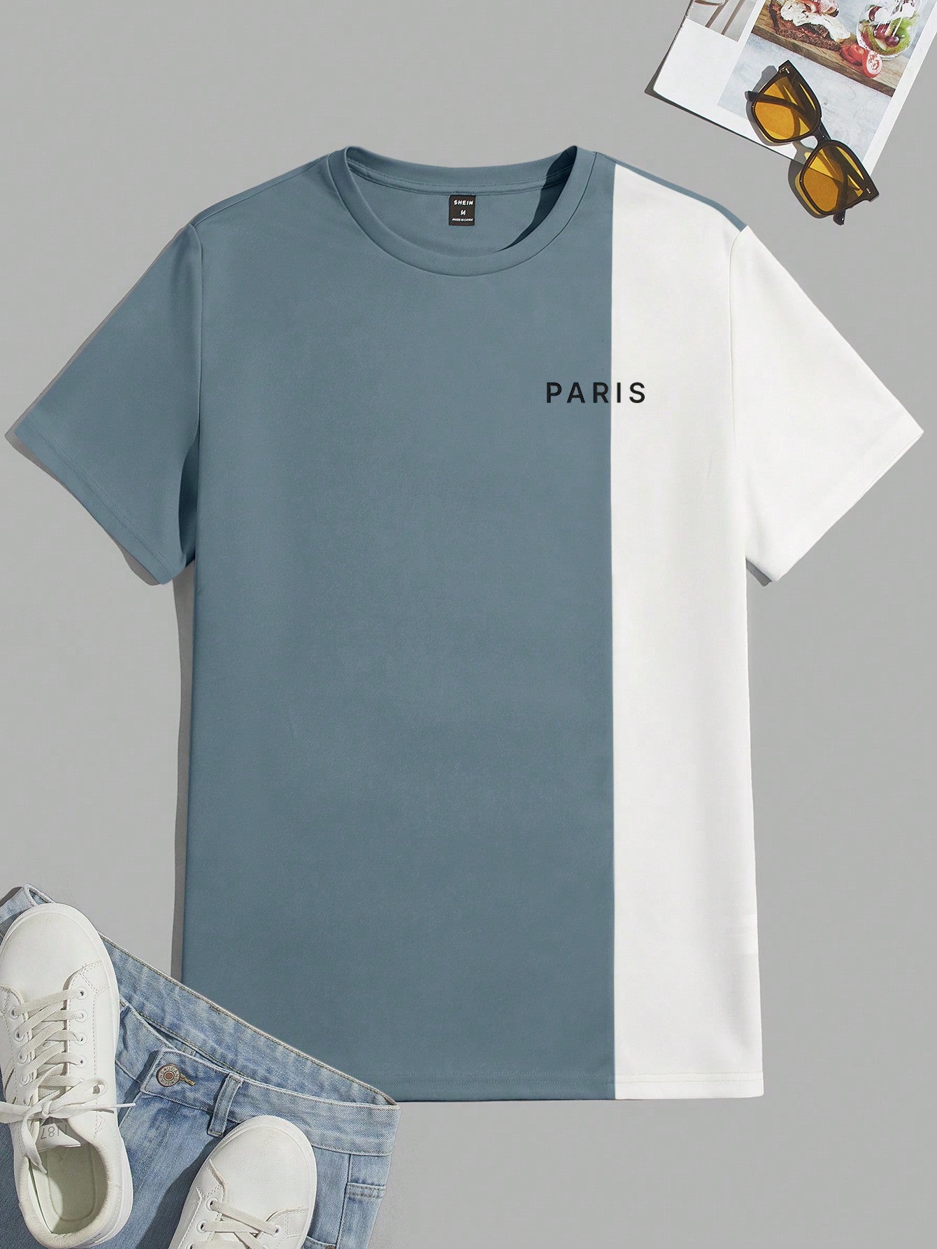 PARIS Two Tone Tee