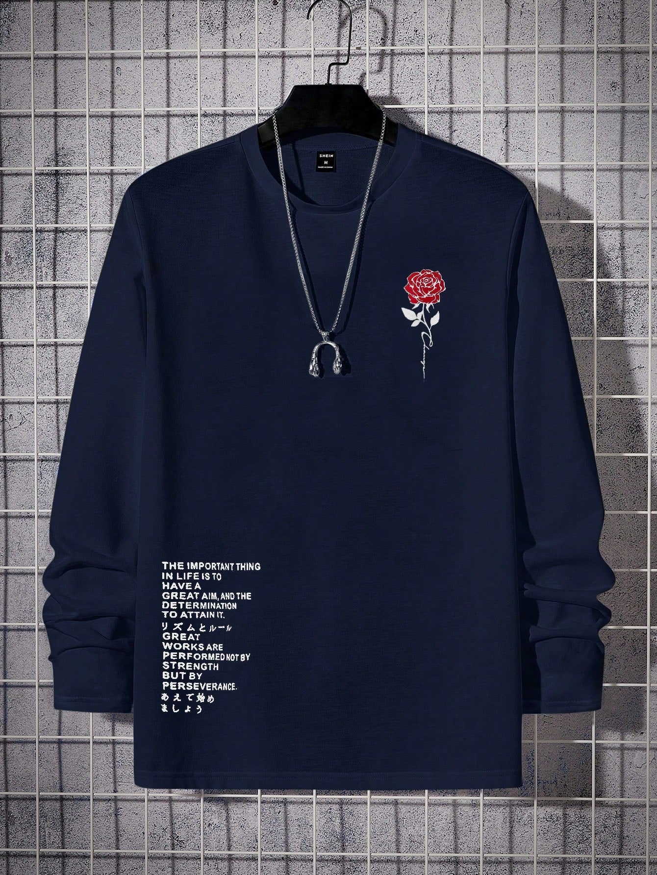 Red Rose Sweatshirt