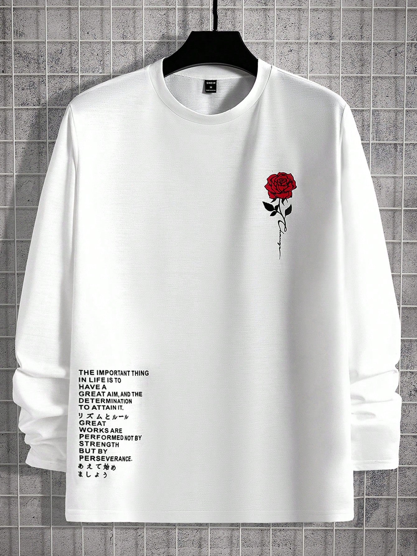 Red Rose Sweatshirt